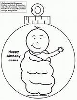 Coloring Birthday Jesus Happy Popular Coloringhome sketch template