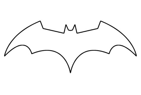 batman logo coloring pages template educative printable batman