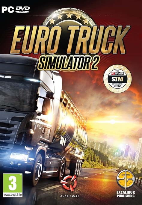 euro truck simulator  pc cd amazoncouk pc video games
