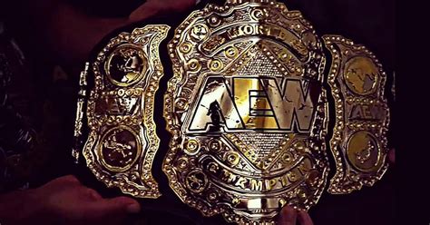 aew world title match announced