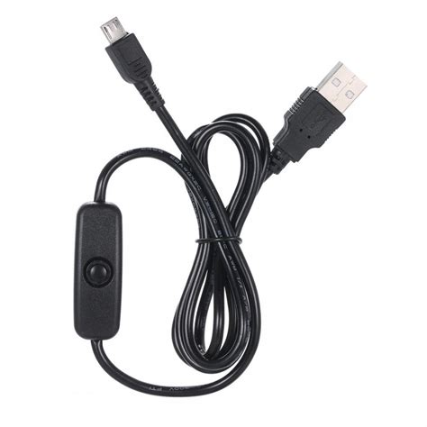 micro usb power supply cable  onoff switch ardushop