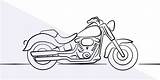 Harley Davidson Motorcycle Drawing Simple Easy Drawings Getdrawings Moto Paintingvalley sketch template