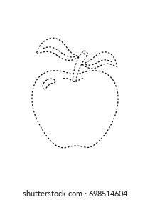 apple outline images stock  vectors shutterstock