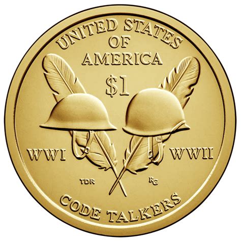 native american  dollar coin