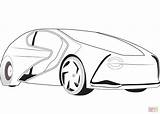Toyota Coloring Pages Concept Supercoloring Sites Drawing Categories sketch template