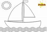 Schiff Ausmalbild Ausmalen Segelboot Kostenlos Ausmalbilder Bastelvorlage Kinderbilder Zeichnen Ganzes Vorlagen sketch template