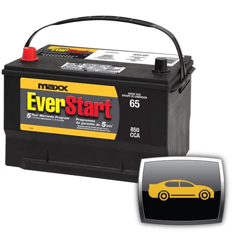 everstart maxx lead acid automotive battery group size 65n 12 volt