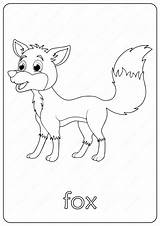 Fox Coloring Pages Cute Printable Outline Related Posts sketch template