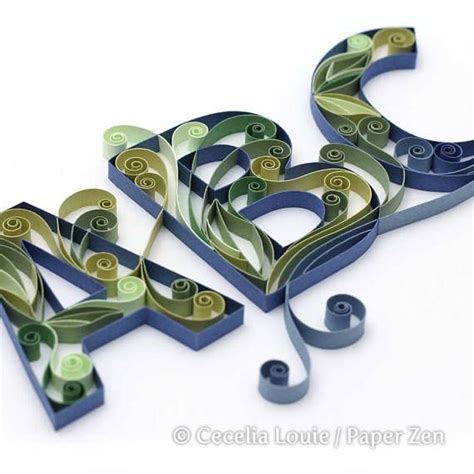 quilling letters  patterns  template tutorial  diy quilling