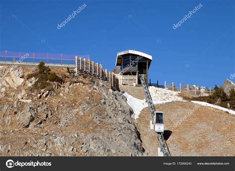upper station  funicular funi  stock editorial photo  anrymoscow