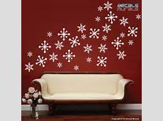 Wall decals SNOWFLAKES Christmas wall decor by decalsmurals