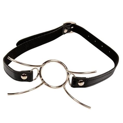 oral fixation pu leather bondage restraint mouth gag spider x style