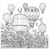 Coloring Air Hot Imagimorphia Pages Balloon Book Balloons Rosanes Kerby Extreme Adult Colouring Adults Challenge Printable Books Amazon Search sketch template