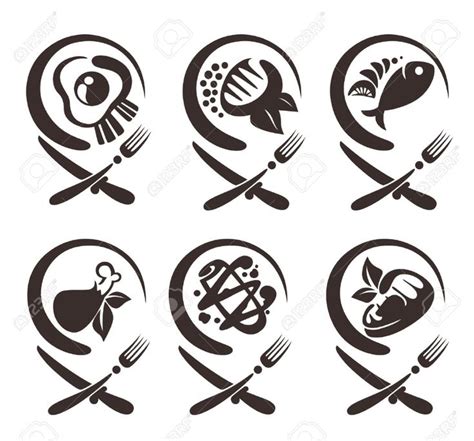 vector collection  food symbols   symbols vector vector art