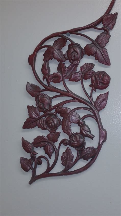 metal wall art roses  leaves  irondecorations  etsy