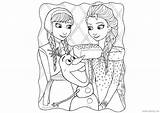 Coloring Baylee Jae Pages Elsa Anna Template sketch template