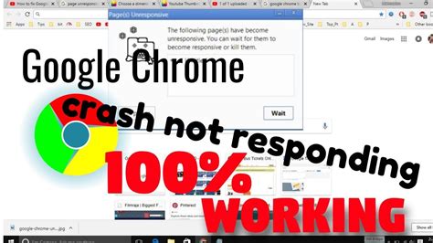 fix google chrome page unresponsive problem  windows  simple tips youtube