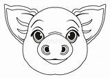 Cerdo Porco Cabeza Mascara Schweins Depositphotos Snout St3 sketch template