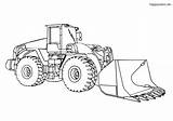 Bagger Loader Excavator Malvorlage Schaufelbagger Schwerer Raupenbagger Backhoe sketch template