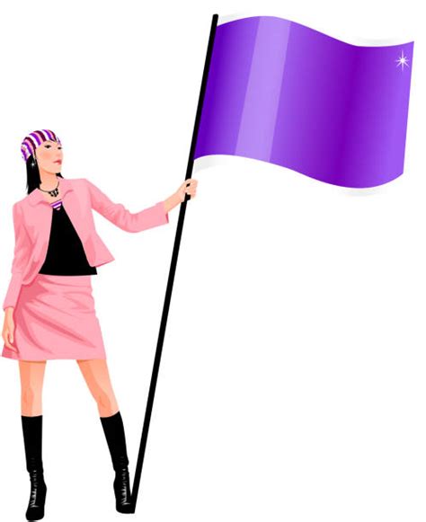 woman holding flag illustrations royalty free vector graphics and clip