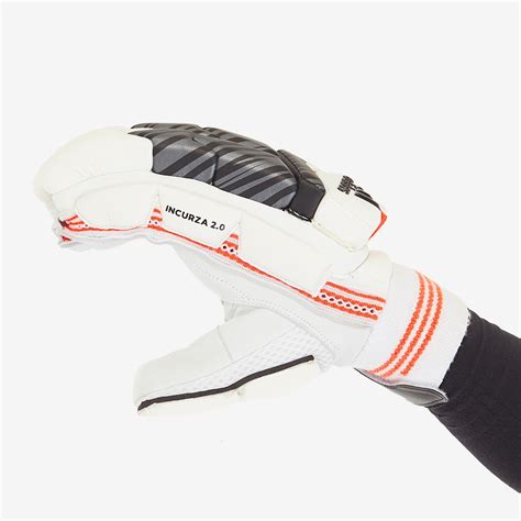 adidas incurza  rh batting gloves white batting equipment