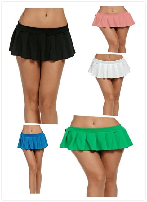 5 colors sexy short mini skirt women micro mini skirt dance clubwear