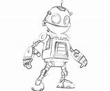 Clank Ratchet Pages sketch template