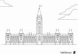 Parliament Canada Coloring Drawing Pages Color Hellokids Houses House Building Kids Drawings Paintingvalley A4 Print sketch template