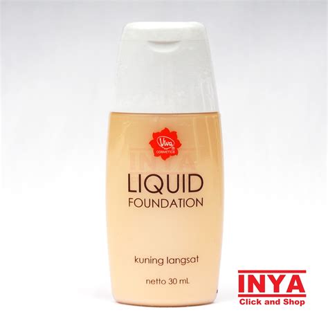 Jual Viva Liquid Foundation Kuning Langsat 30ml Alas Bedak Shopee