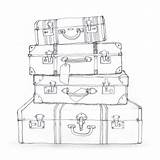 Luggage Suitcase Drawing Open Sketch Stack Getdrawings Book Coloring Drawn Clipart Baggage Drawings Diagram Aware Leroy Natali Paintingvalley Wiring Electrical sketch template