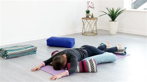frog pose tutorial  restorative yoga