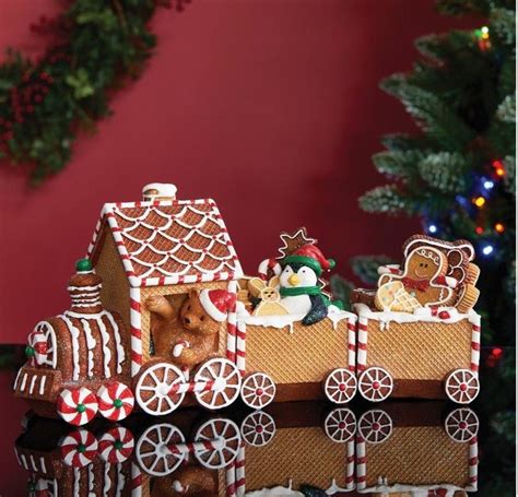 gingerbread train gingerbread christmas decor gingerbread house