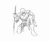 Daredevil Coloring Pages Action Men sketch template