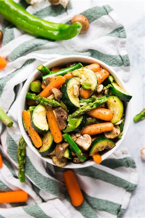 easy sauté veggies une recette de plat d accompagnement de légumes