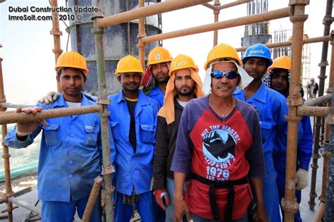 dubai constructions update  imre solt ubora towers construction workers photosbusiness bay