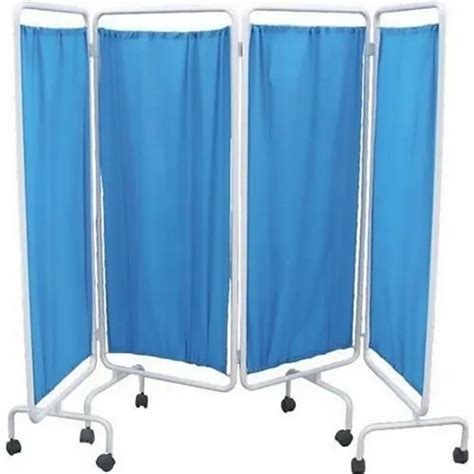 Blue Hospital Folding Screen Polished Size 2000 X 1800 X 500mm At Rs