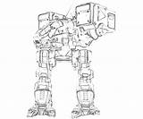 Catapult Mechwarrior Online Coloring Views Pages Template sketch template