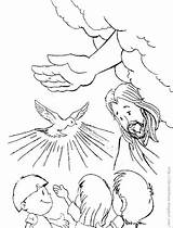 Pentecostes Roh Kudus Pentakosta Hari Turunnya Pentecoste Biblia Biasanya Besar Ditampilkan Lebih Minggu Testamento sketch template