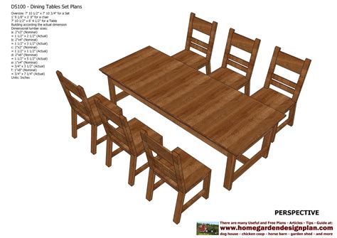 home garden plans ds dining table set plans