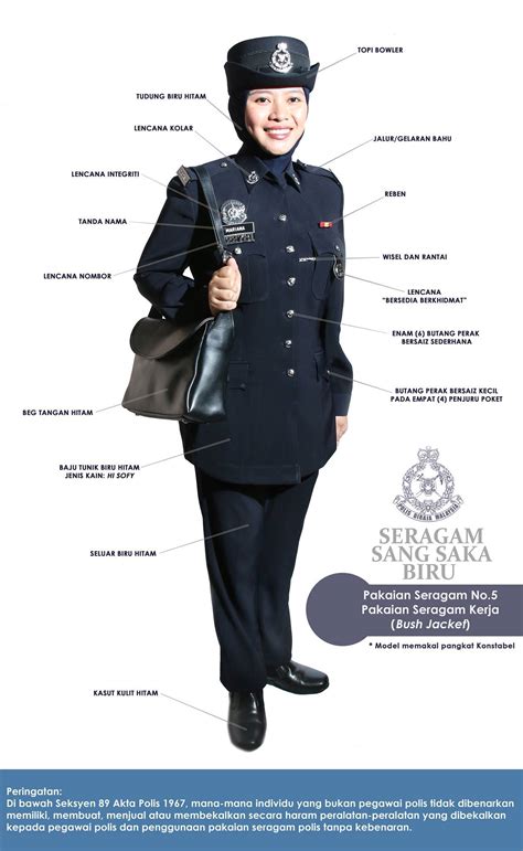 baju seragam polis malaysia
