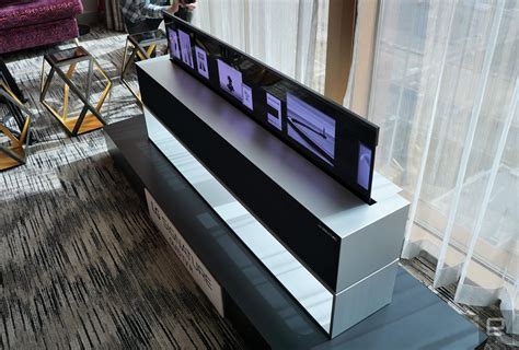 lgs rollable oled  tv         afford  engadget