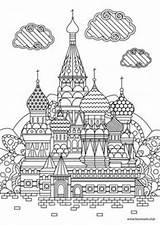 Colorear Hundertwasser Monumentos Basils Malvorlagen Favoreads sketch template