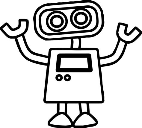rob robot cartoon coloring pages  kids printable  cartoon