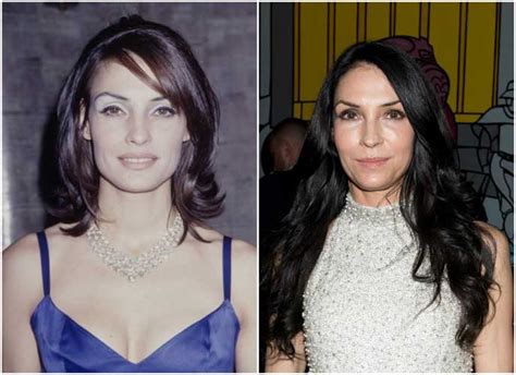 famke janssen plastic surgery nose job botox after and before