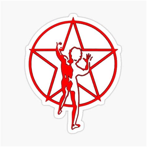 red starman logo sticker  sale  kathleengoodman redbubble