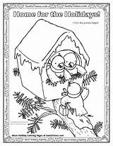 Holidays Coloring Holiday Santa Pages Printable Place There Activities Fun sketch template