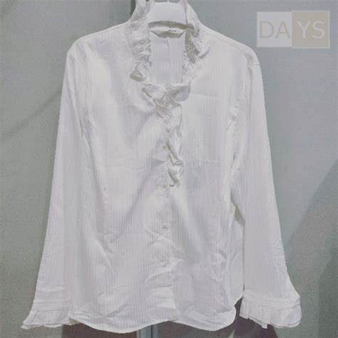 jual white blouse 30k big size indonesia shopee indonesia