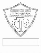 Ctr Primary Shield Activity Lesson Right Choose Coloring Own Class Making Their Will sketch template