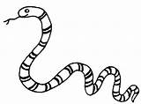 Ular Mewarnai Serpent Serpiente Belajar Tk Sketsa Slang Coloriages Warnaigambartk Animaux Clipartmag Pintarcolorear Kleurplaten Buntute Oren Rodo Sitik sketch template