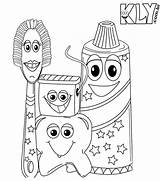 Higiene Bucal Hygiene Preschoolers Dentists Bocal sketch template